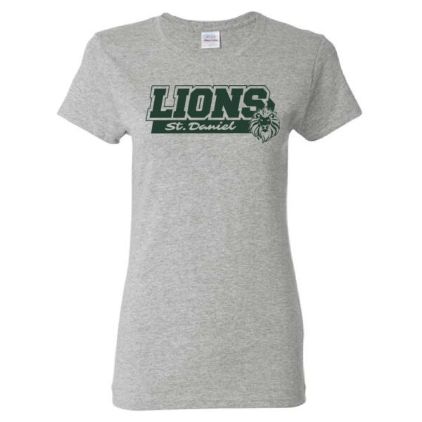 Gildan Women's Lions Printed T-Shirt Thumbnail