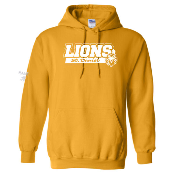 Gildan Unisex Lions Printed Hoodie Thumbnail