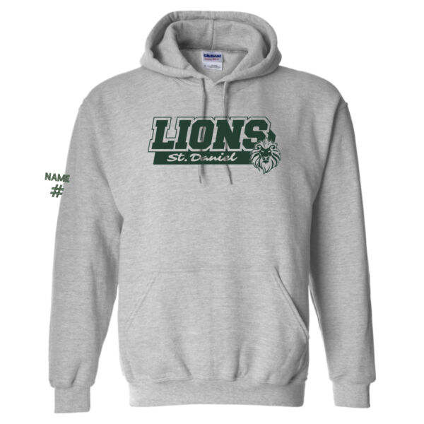Gildan Unisex Lions Printed Hoodie Thumbnail