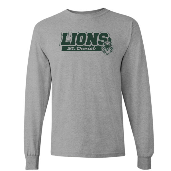 Gildan Unisex Lions Printed Long Sleeve Thumbnail
