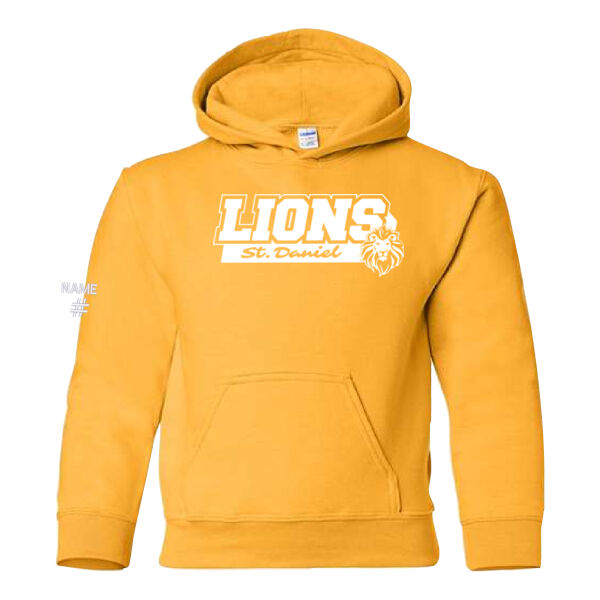 Gildan Youth Lions Printed Hoodie Thumbnail