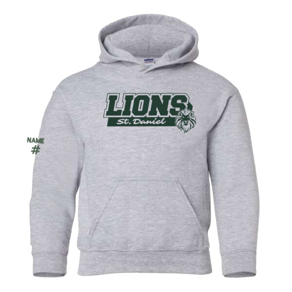 Gildan Youth Lions Printed Hoodie Thumbnail