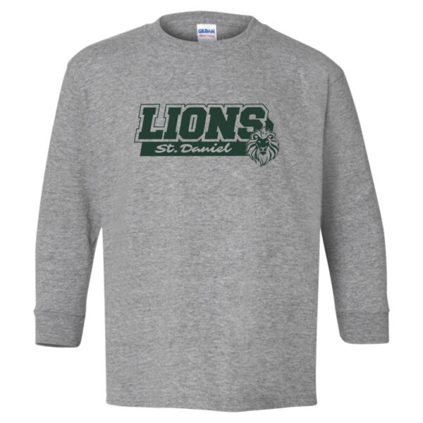 Gildan Youth Lions Printed Long Sleeve Thumbnail