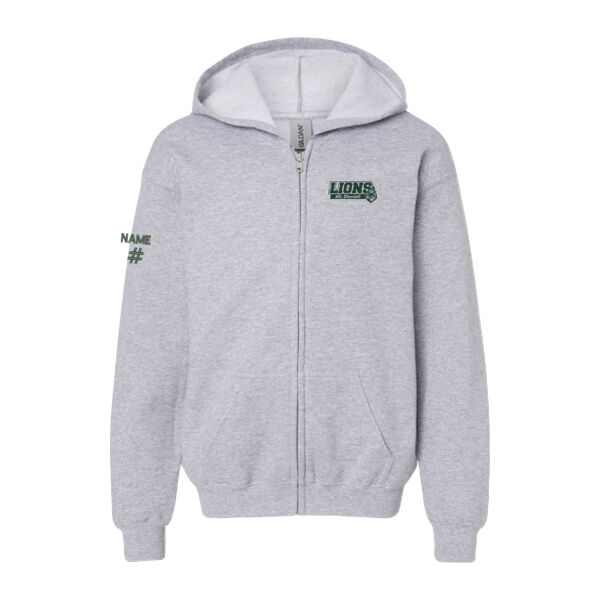 Gildan Youth Lions Printed Full-Zip Thumbnail